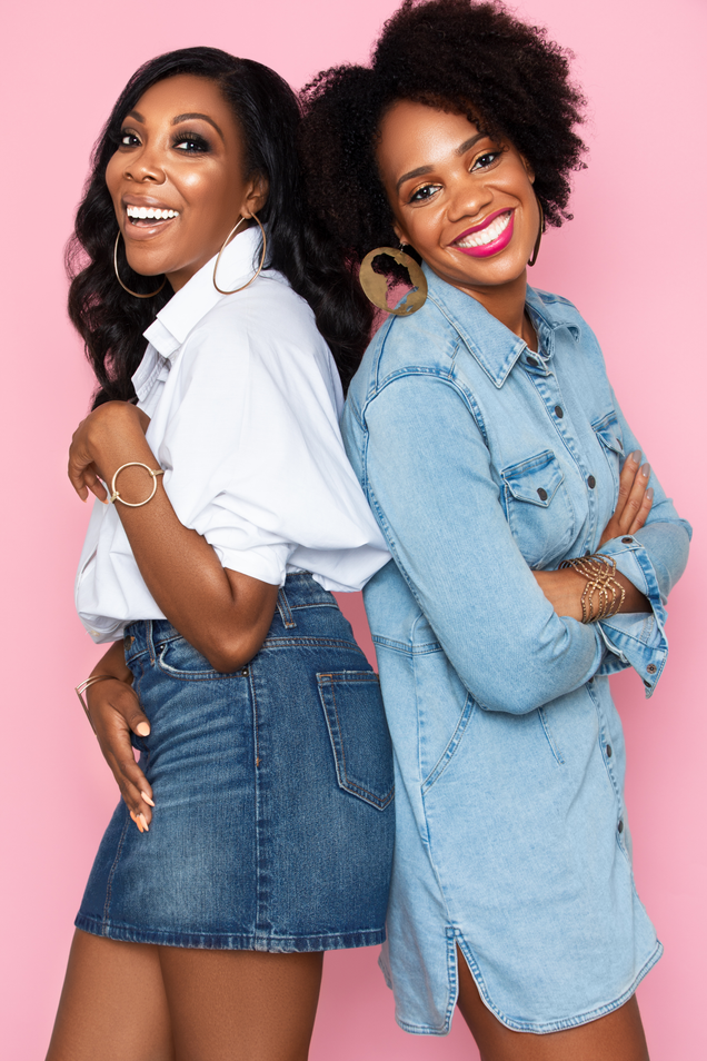 Brown Beauty Co-op co-founders Kimberly Smith (l) and Amaya Smith